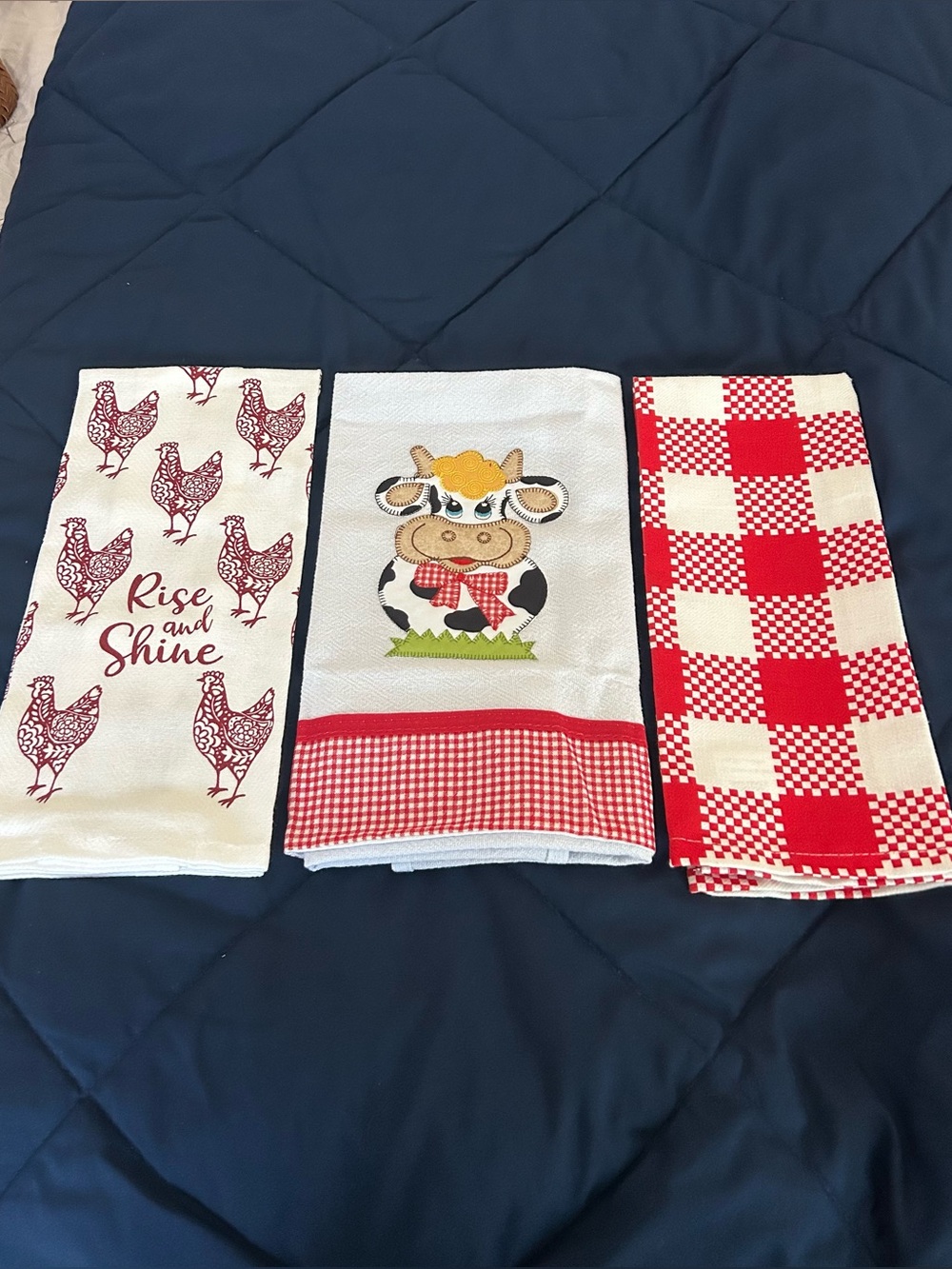 Set of 3 Farmhouse Kitchen Towels
